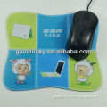 Hot sell rubber with cloth gaming mouse mat